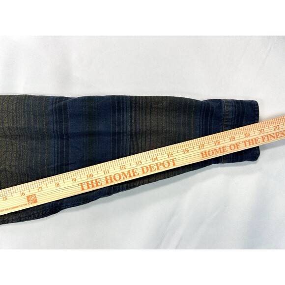 Ascend Flannel Shirt Men's Large Southwest Striped Long Sleeve Hiking Camping - Picture 7 of 9